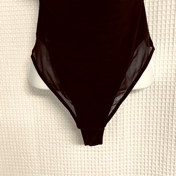 Popilush ladies sheer mesh shapewear slip thong bodysuit size small (NWT) - Picture 4 of 11